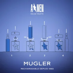 Mugler Recharges De Parfums|Rechargeables|- A*Men - Eau de Toilette Flacon Recharge 100 ml