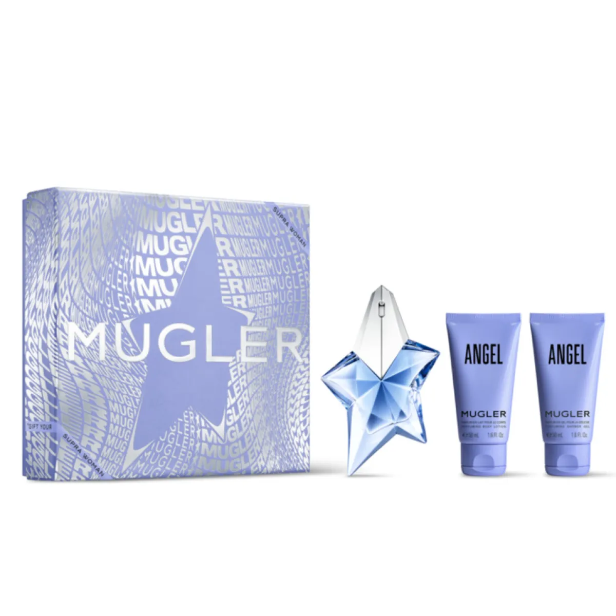 Mugler Pour Elle|- Coffret Angel Eau De Parfum 25ml + 2 produits