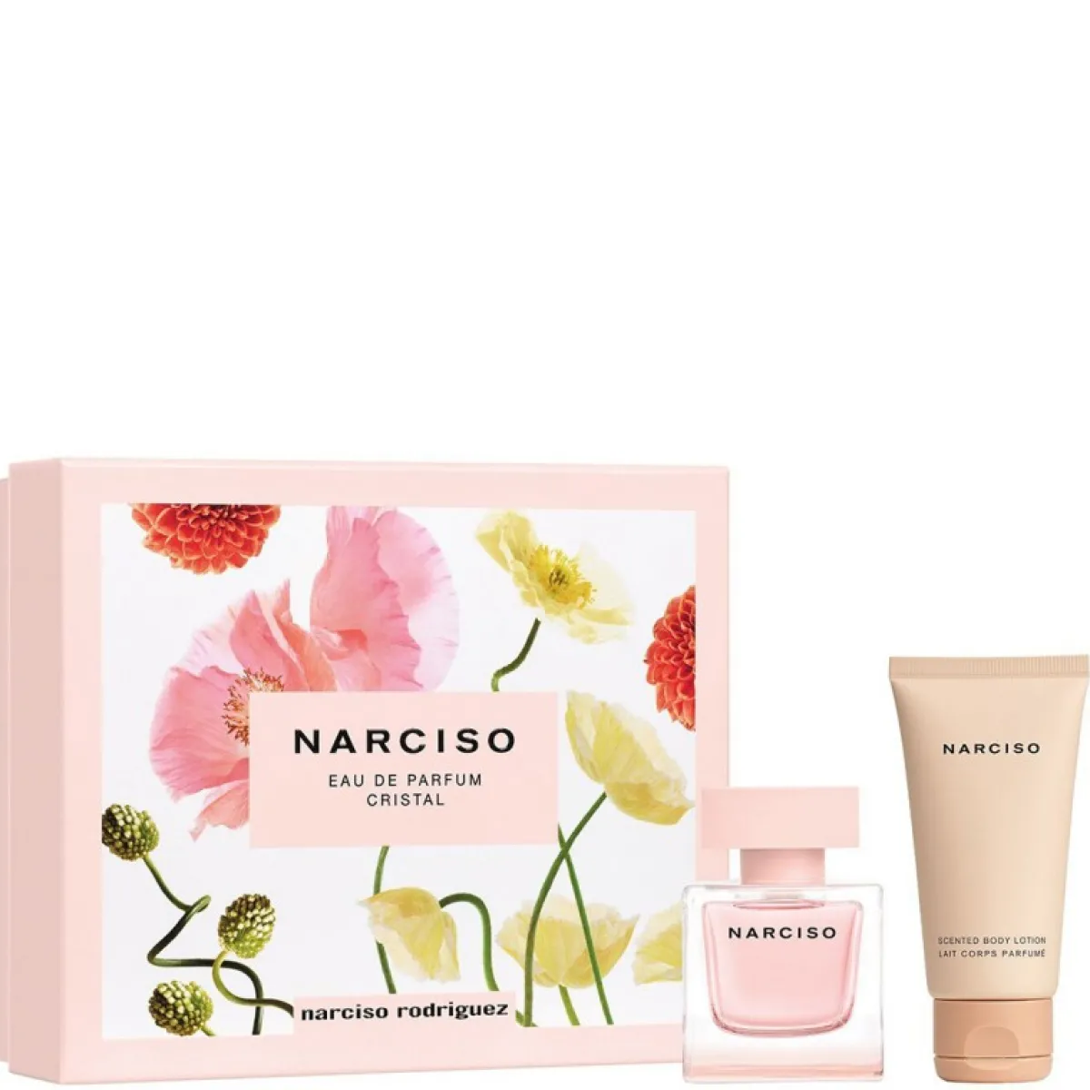 Narciso Rodriguez Pour Elle|- Coffret Narciso Cristal - Eau de parfum 50 ml + lait corps