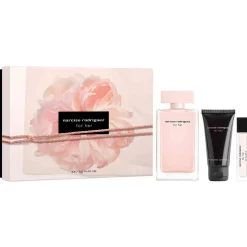 Narciso Rodriguez Pour Elle|Coffrets Femme|- Coffret for her - Eau de Parfum 100ml + 2 produits