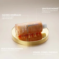 Paalm Cosmetics Après Soleil|Soin Hydratant|- HydraGold - Huile sèche scintillante - 100 ml