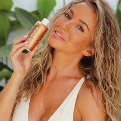 Paalm Cosmetics Après Soleil|Soin Hydratant|- HydraGold - Huile sèche scintillante - 100 ml