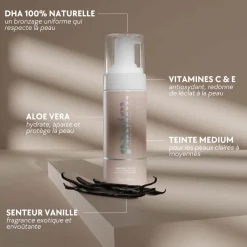 Paalm Cosmetics Autobronzant|- Mousse Autobronzante Médium - 150 ml