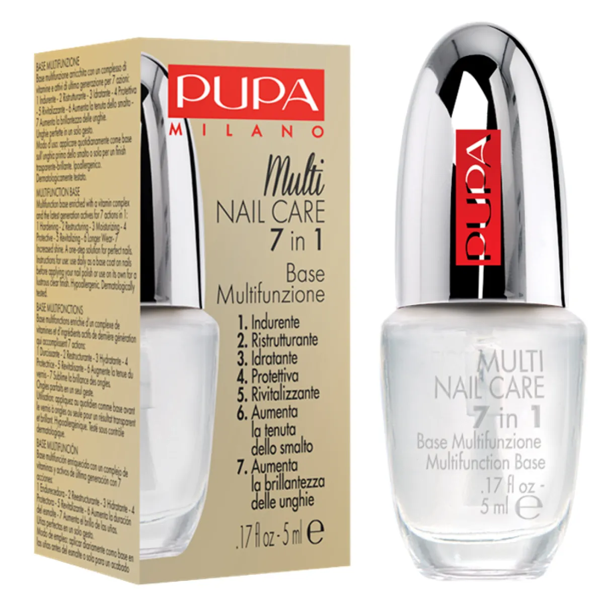 Pupa Soin Des Ongles|- Multi Nail Care 7 en 1