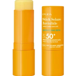 Pupa Crème Solaire Visage|Protection Solaire|- Stick Solaire Invisible SPF50+