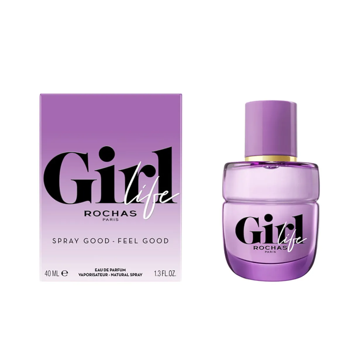 Rochas Parfums Vegan|Parfum Rechargeable Pour Femme|- Girl Life - Eau de Parfum