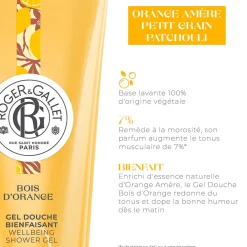 Roger & Gallet Gel Douche|- Bois d'Orange - Gel Douche Bienfaisant 200ml
