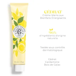 Roger & Gallet Soin Des Mains|- Cédrat - Crème Mains Bienfaisante 30ml
