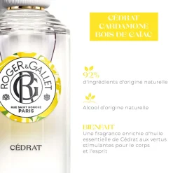 Roger & Gallet Eau Parfumée|- Cédrat - Eau Parfumée Bienfaisante