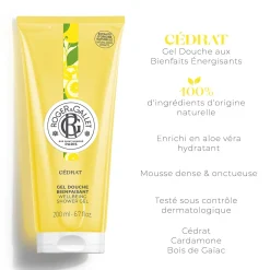 Roger & Gallet Gel Douche|- Cédrat - Gel Douche Bienfaisant 200ml