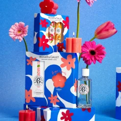 Roger & Gallet Eau Parfumée|- Coffret Fleur De Figuier - Eau Parfumée Bienfaisante 100ml + Bougie Parfumée