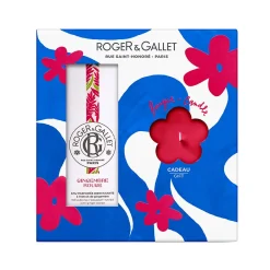 Roger & Gallet Eau Parfumée|- Coffret Gingembre Rouge - Eau Parfumée Bienfaisante 100ml + Bougie Parfumée