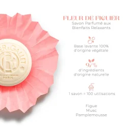 Roger & Gallet Savon|- Fleur de Figuier - Coffret Savons Bienfaisants 300g