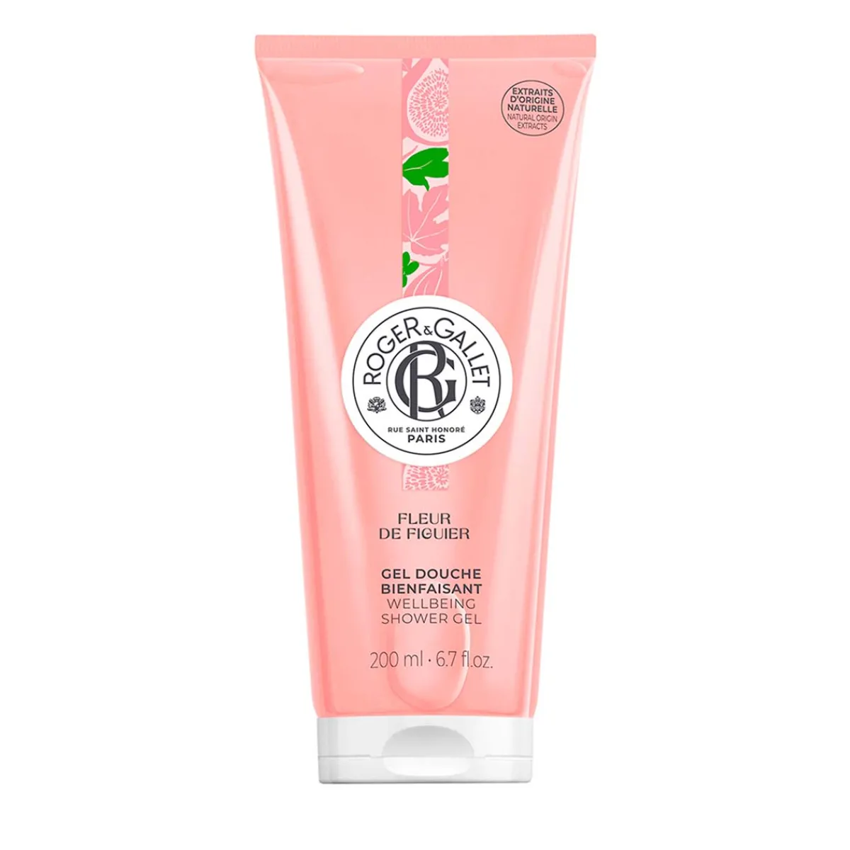 Roger & Gallet Gel Douche|- Fleur de Figuier - Gel Douche Bienfaisant 200ml