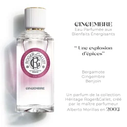 Roger & Gallet Eau Parfumée|- Gingembre - Eau Parfumée Bienfaisante