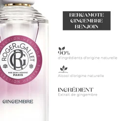 Roger & Gallet Eau Parfumée|- Gingembre - Eau Parfumée Bienfaisante