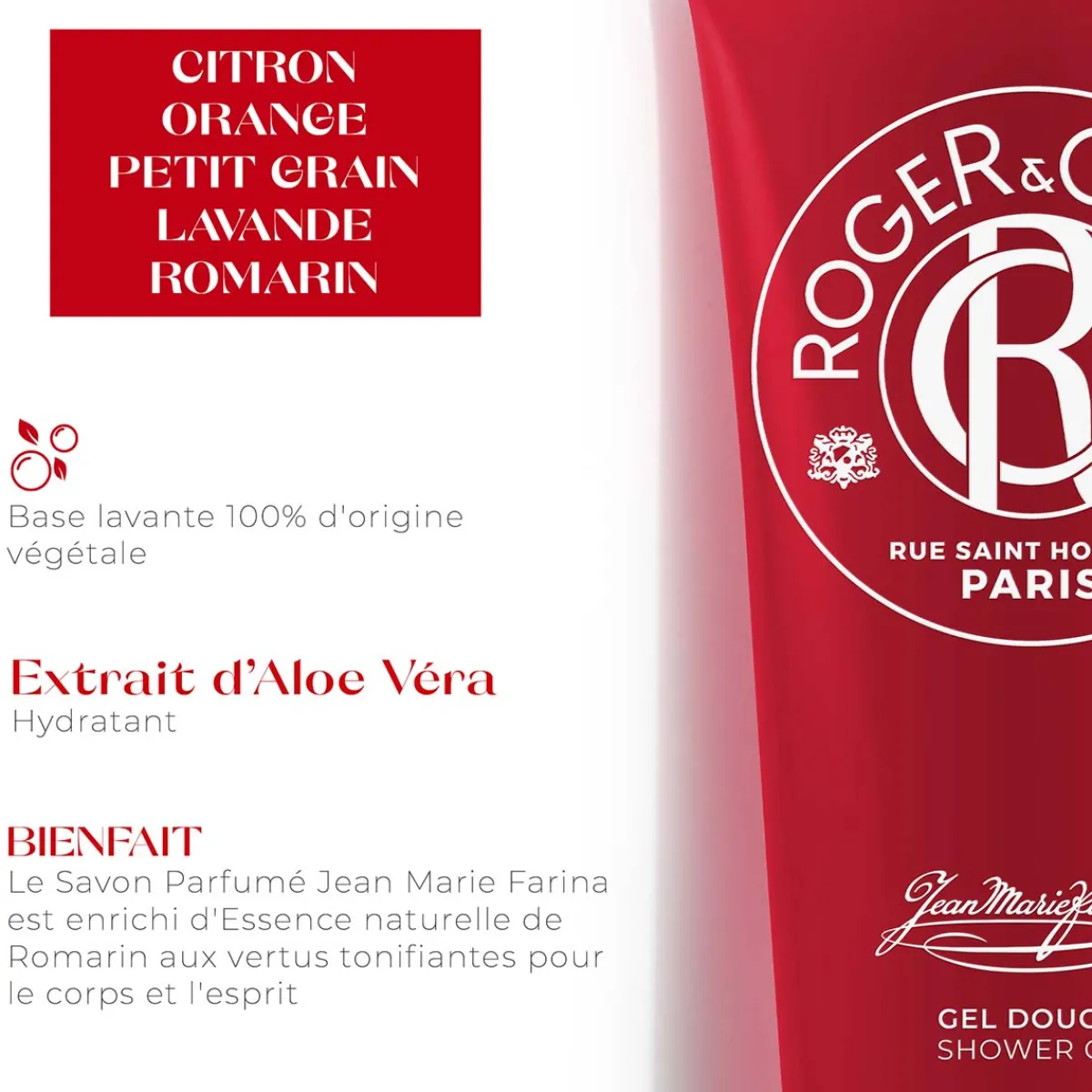 Roger & Gallet Gel Douche|- Jean Marie Farina - Gel Douche 200ml