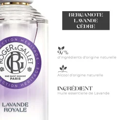 Roger & Gallet Eau Parfumée|- Lavande Royale - Eau Parfumée Bienfaisante
