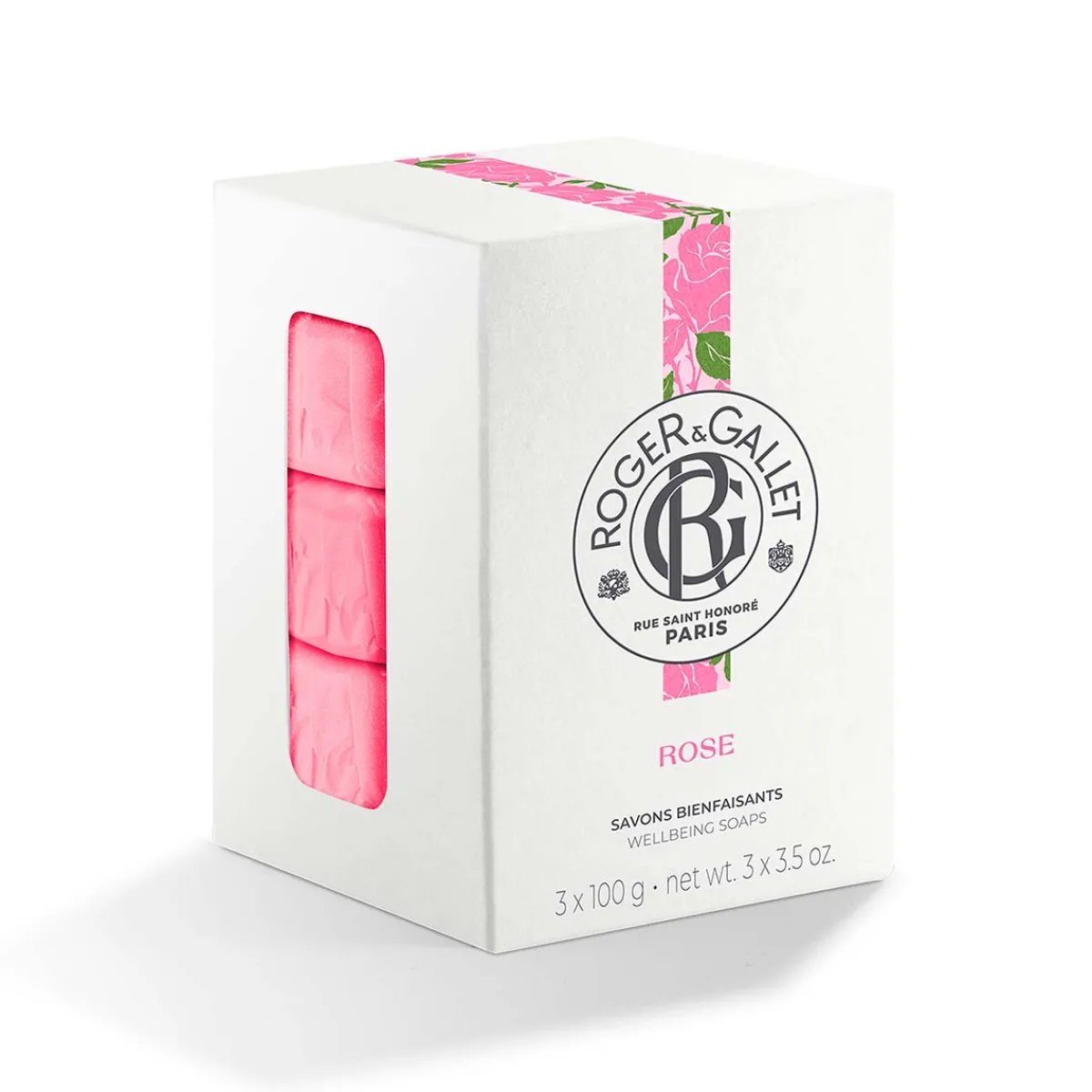 Roger & Gallet Savon|- Rose - Coffret Savons Bienfaisants 300g