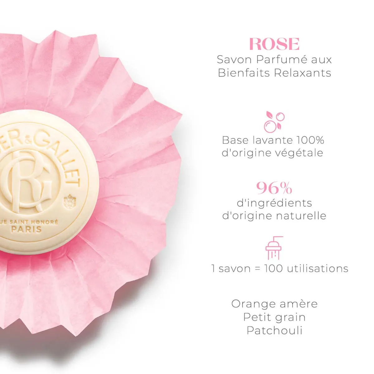 Roger & Gallet Savon|- Rose - Coffret Savons Bienfaisants 300g