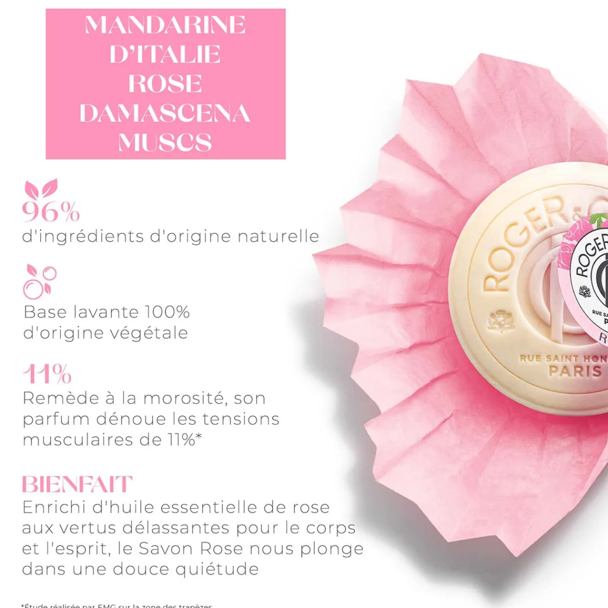 Roger & Gallet Savon|- Rose - Coffret Savons Bienfaisants 300g