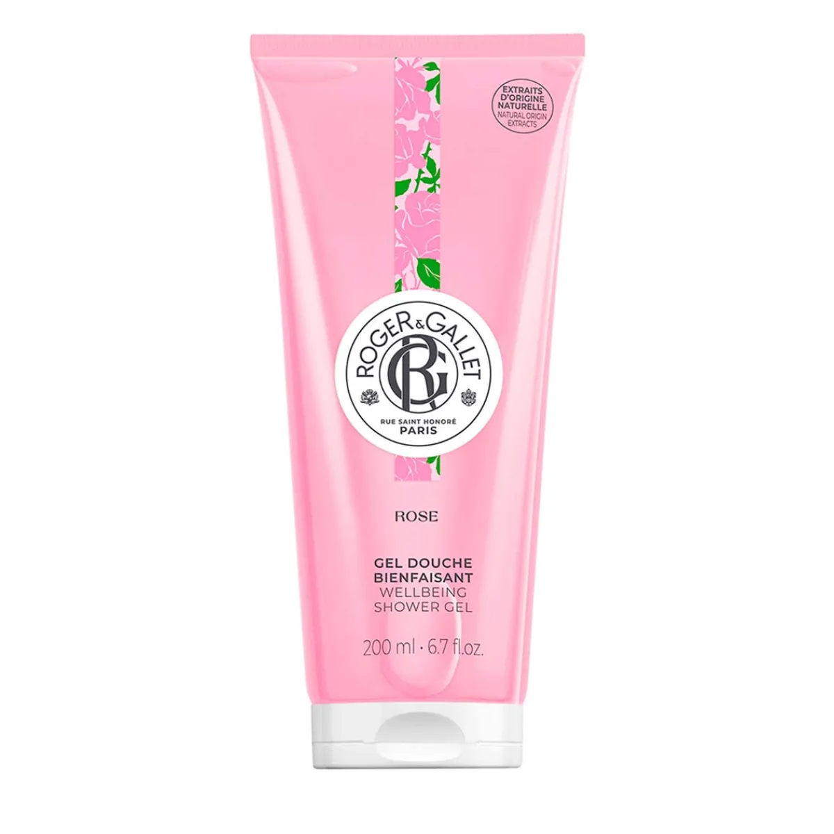 Roger & Gallet Gel Douche|- Rose - Gel Douche Bienfaisant 200ml