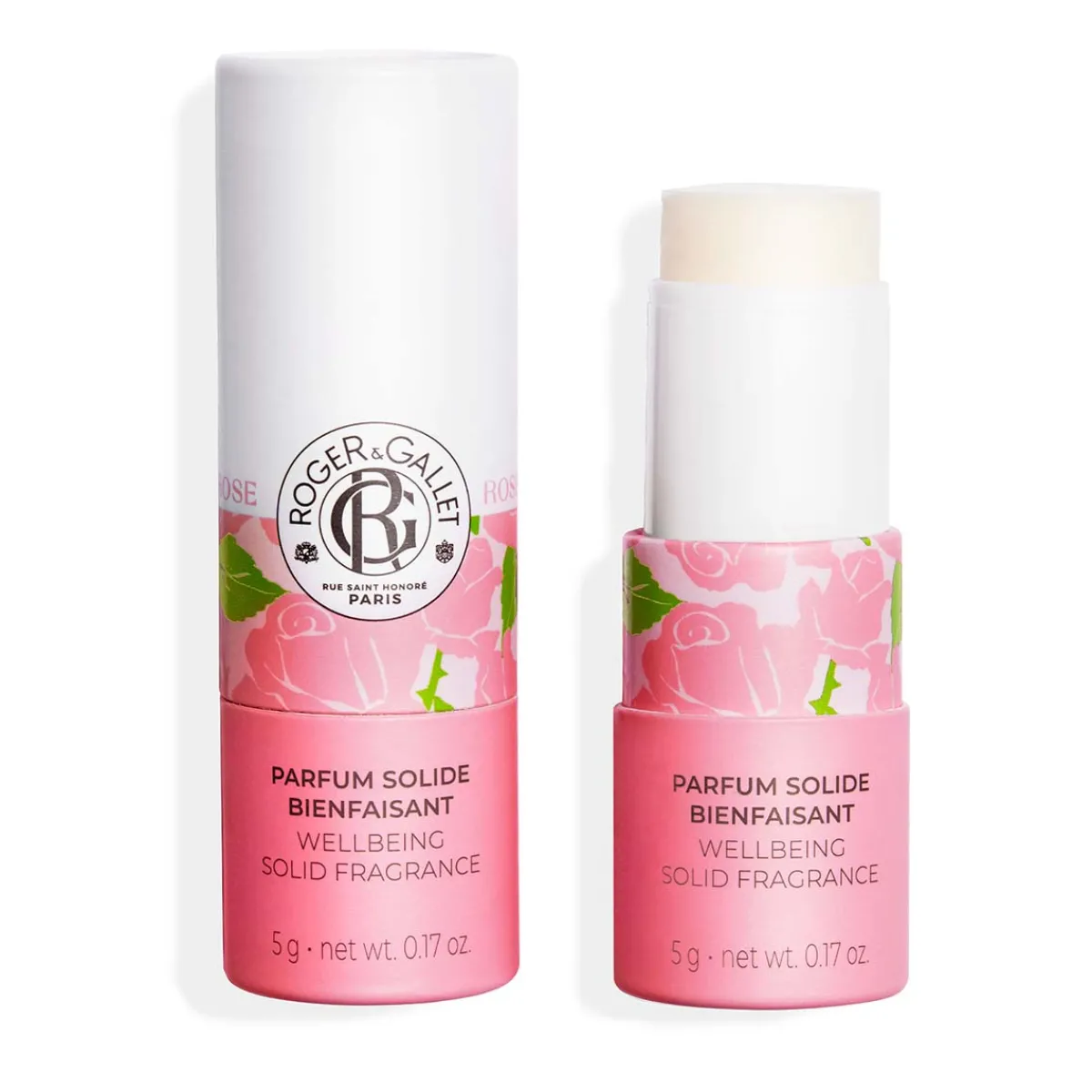 Roger & Gallet Parfum Solide|- Rose - Parfum Solide Bienfaisant 5g
