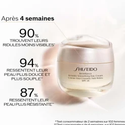 Shiseido Soin Anti-Âge|- Benefiance - Crème Lissante Anti-Rides SPF25 50 ml