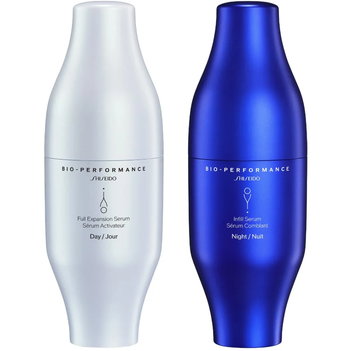 Shiseido Soin Anti-Âge|Soin Éclat|- Bio-Performance Skin Filler - Sérum Comblant Nuit & Sérum Activateur Jour - 2 x 30 ml