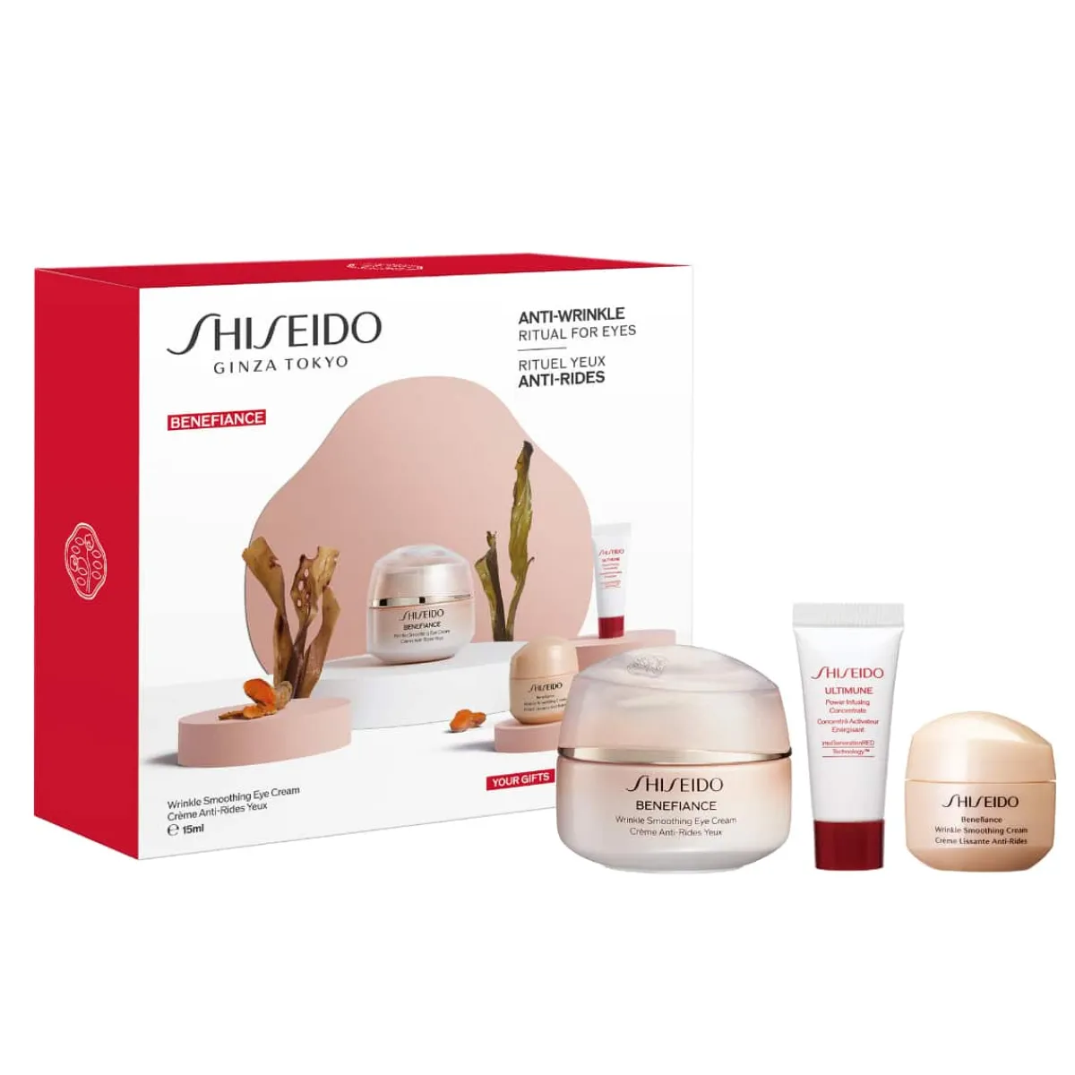 Shiseido Pour Elle|Coffrets Soins Du Visage|- Coffret Rituel Yeux Anti-Rides