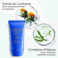 Shiseido Crème Solaire Visage|Protection Solaire|- Crème Solaire Visage SPF50+ | 50ml