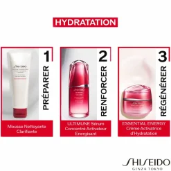 Shiseido Hydratant Visage|Recharges De Soin Visage|- Essential Energy 24H - Recharge Crème Jour Hydratation - 50 ml