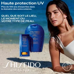 Shiseido Crème Solaire Visage|Protection Solaire|- Stick Solaire Transparent SPF 50+