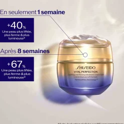 Shiseido Soin Anti-Âge|Hydratant Visage|- Vital Perfection - Crème Soyeuse Lift Fermeté