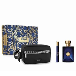 Versace Pour Lui|Coffrets Homme|- Coffret Dylan Blue - Eau de Toilette 100ml + 2 produits