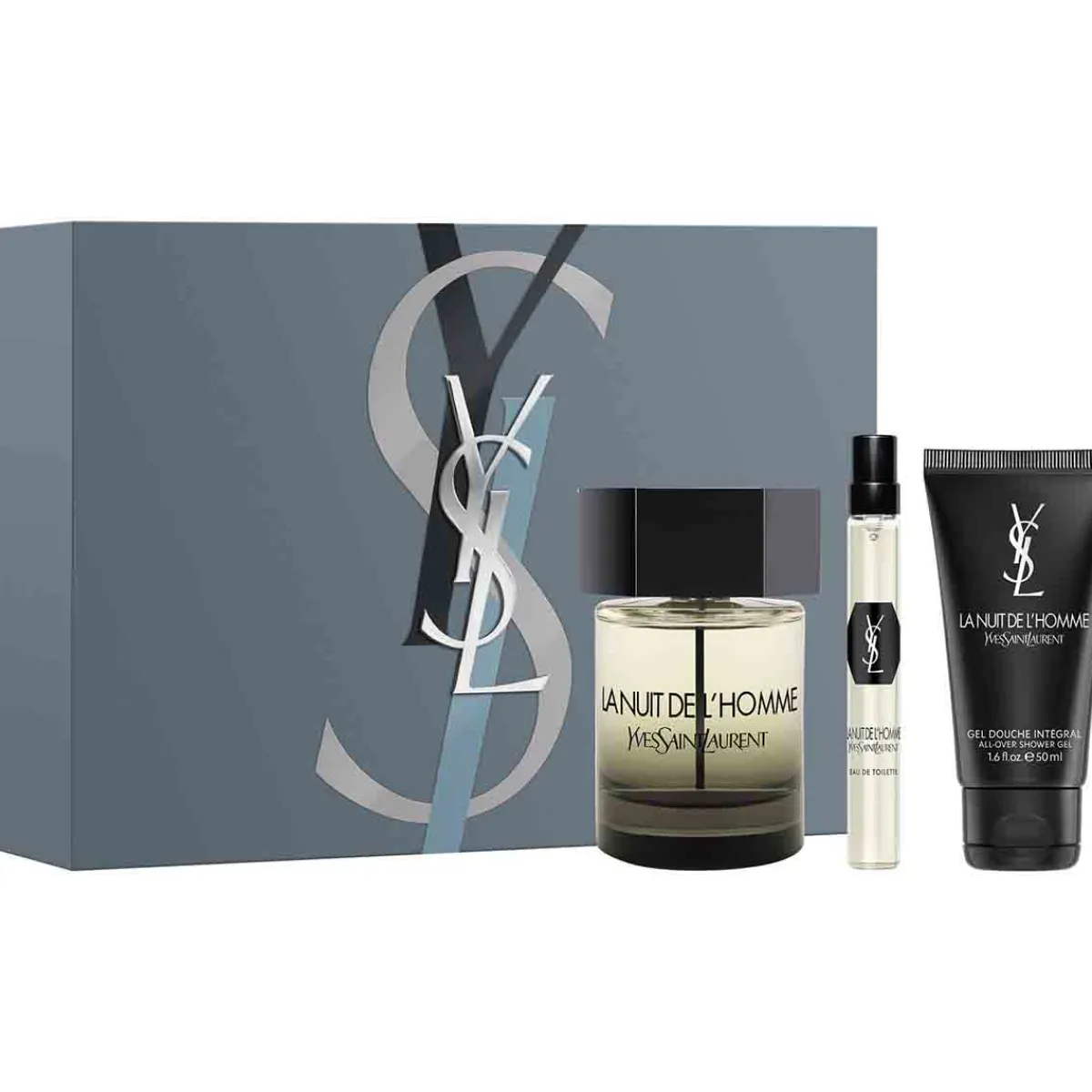 Yves Saint Laurent Pour Lui|Coffrets Homme|- Coffret La Nuit de L'Homme - Eau de Toilette 100ml + 2 produits