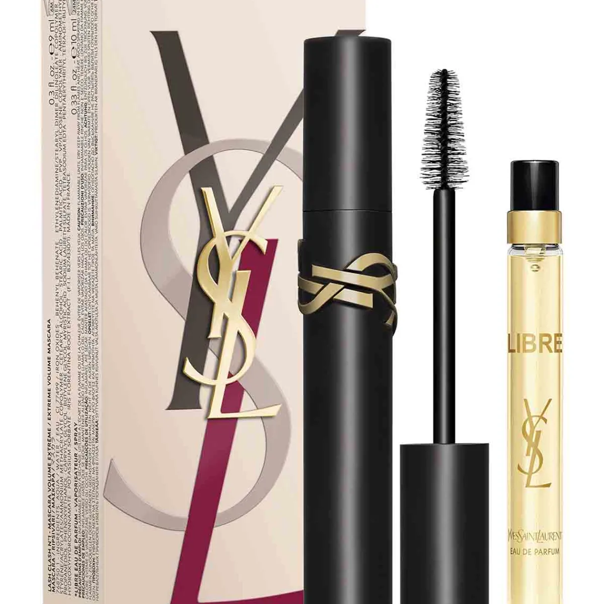 Yves Saint Laurent Pour Elle|Coffrets Maquillages Et Palettes|- Coffret Lash Clash - Mascara + Vaporisateur 10ml