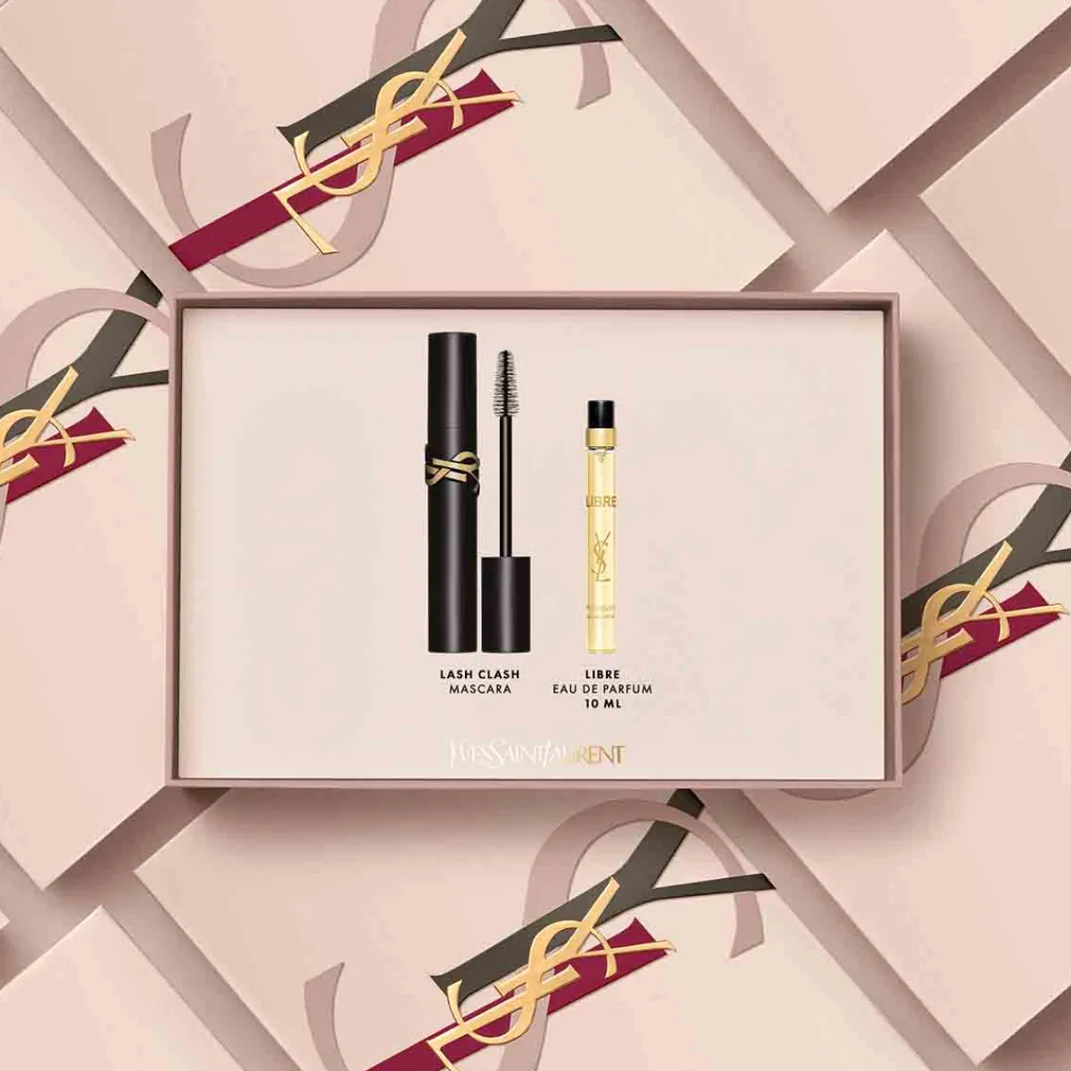 Yves Saint Laurent Pour Elle|Coffrets Maquillages Et Palettes|- Coffret Lash Clash - Mascara + Vaporisateur 10ml