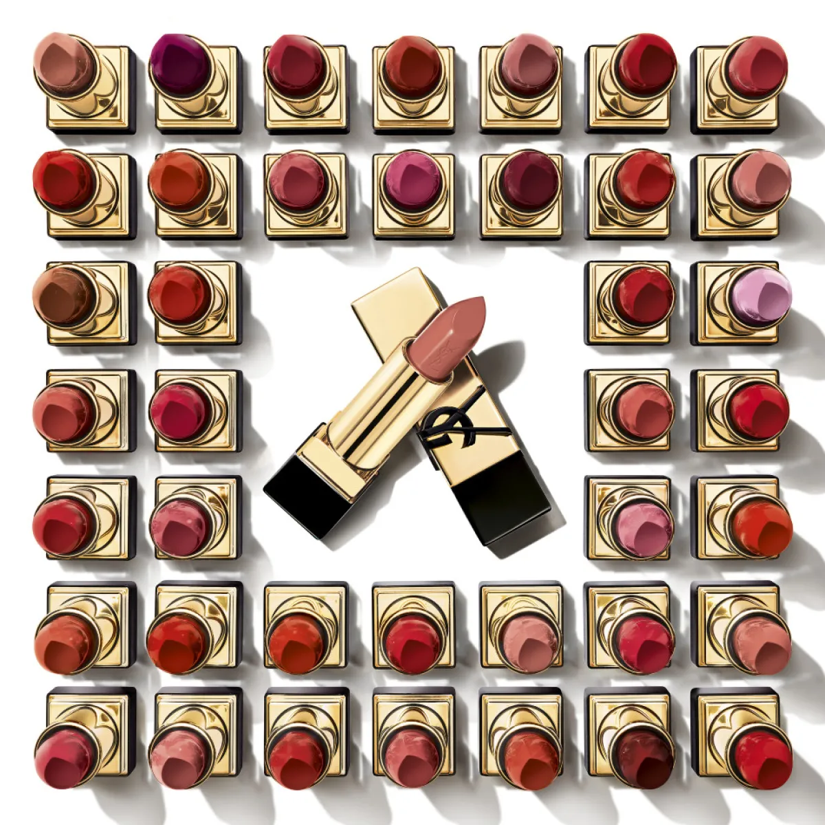 Yves Saint Laurent Rouge À Lèvres|- Rouge Pur Couture Rouge à lèvres fini satin