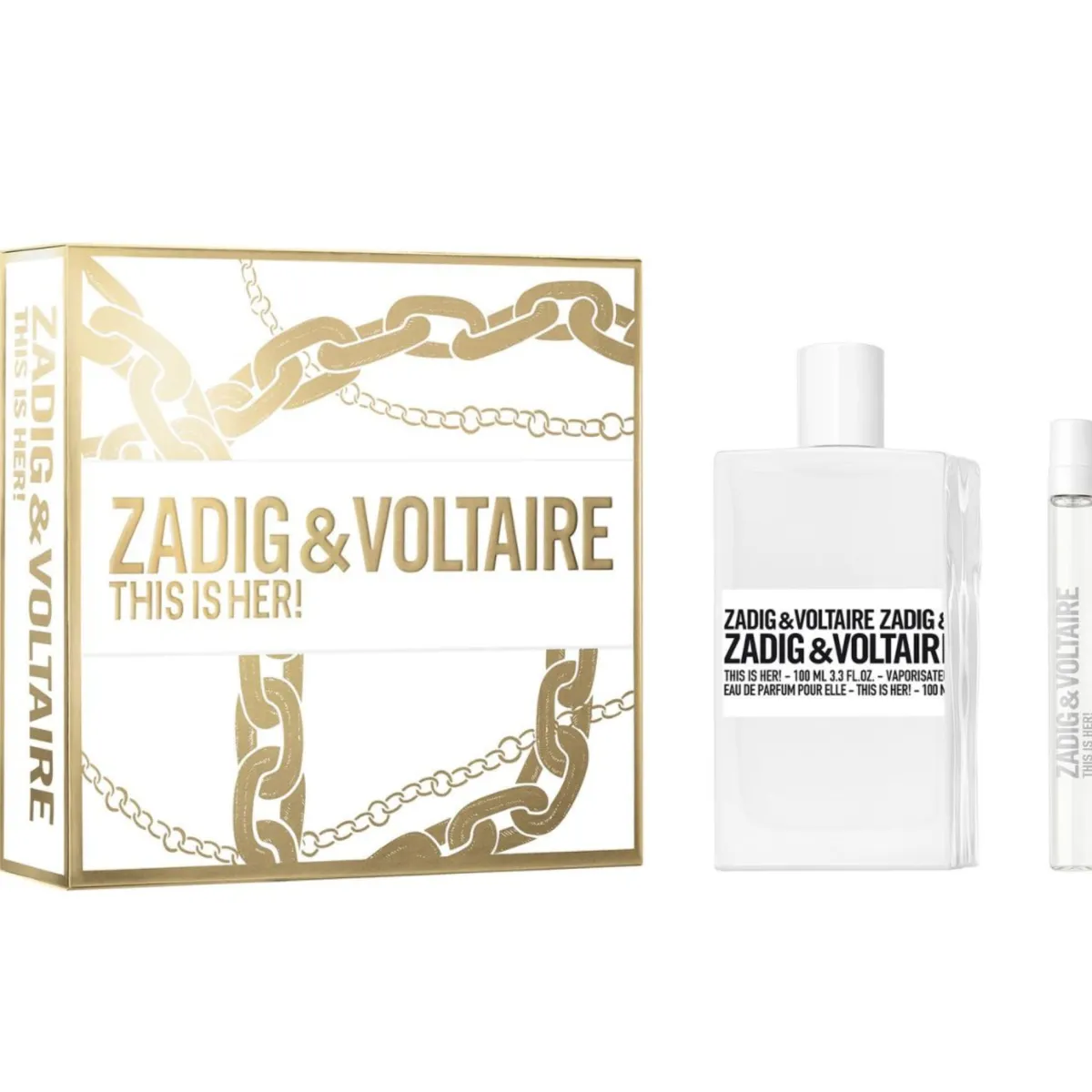 Zadig & Voltaire Pour Elle|Coffrets Femme|- This is her! Coffret - Eau de Parfum 100 ml